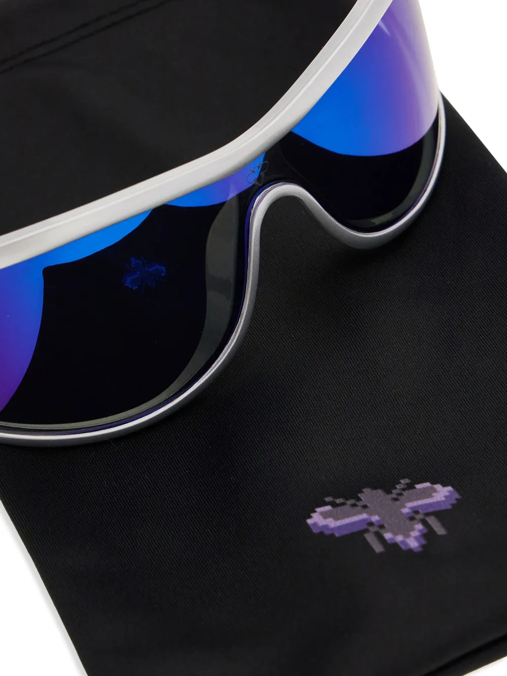  Face Hide Bullet Sunglasses - Silver 
