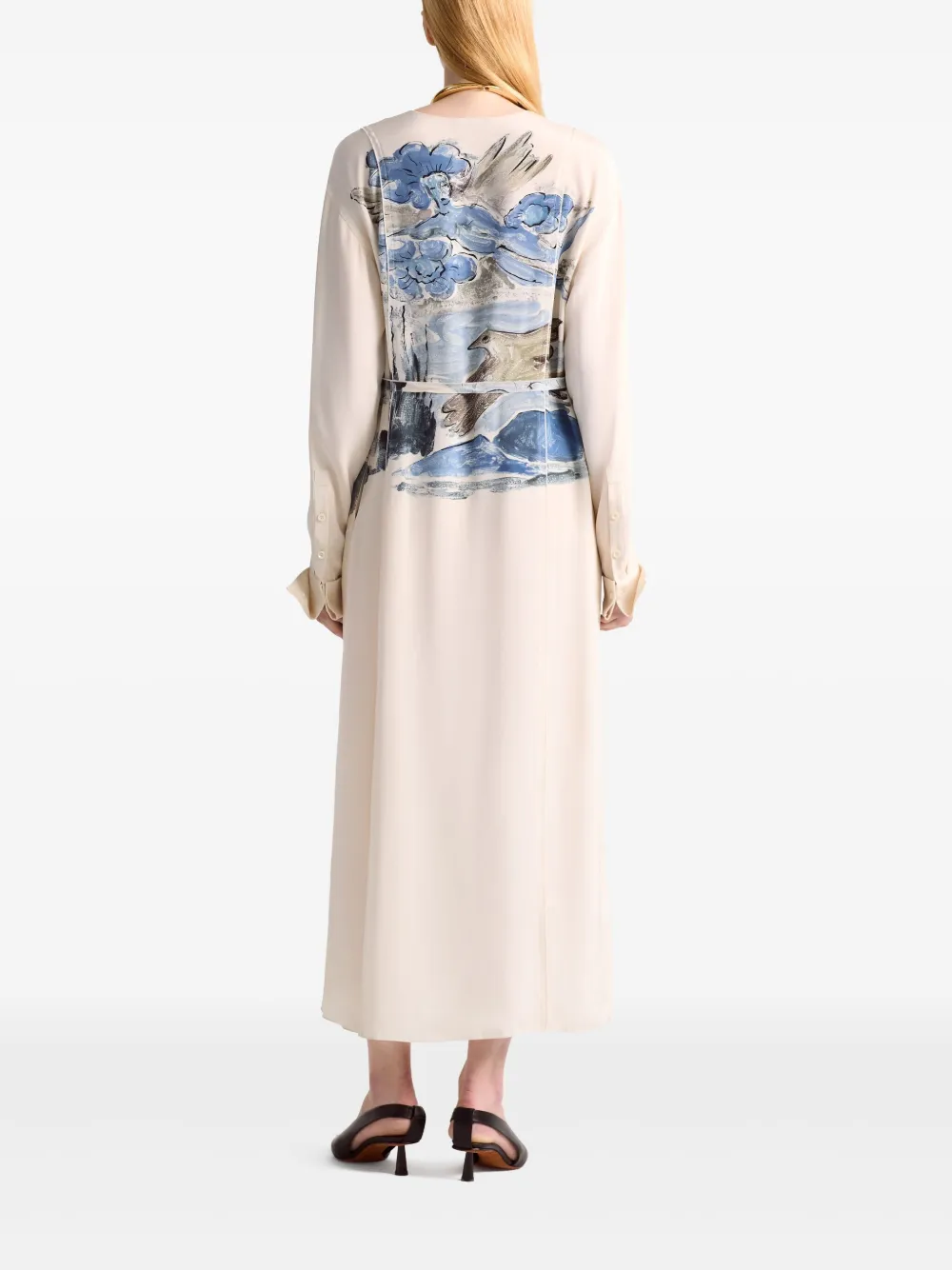Altuzarra Poppy jurk Beige