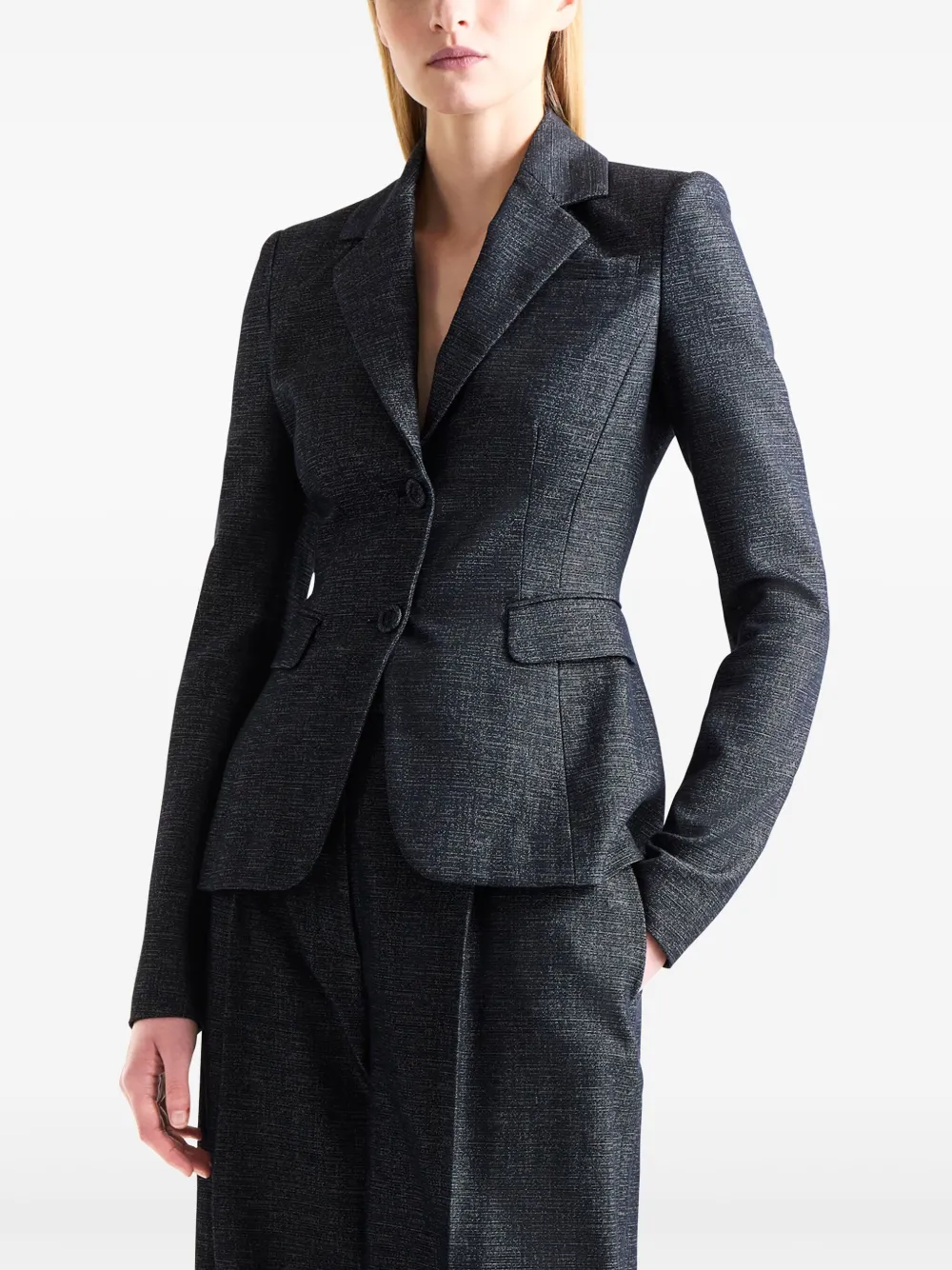 Altuzarra Blazer Fenice Aus Baumwolle Und Seide In Grey