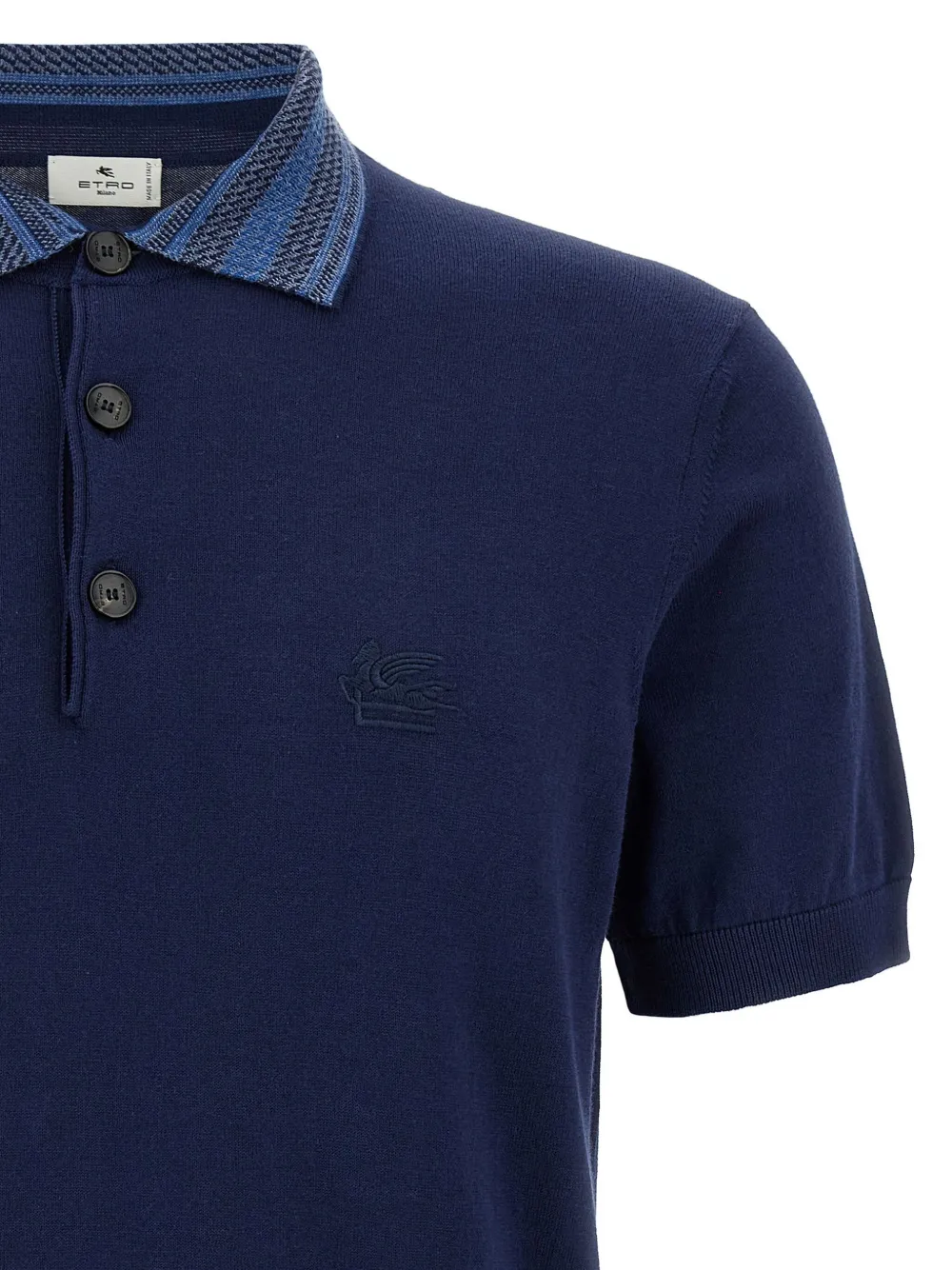 ETRO Poloshirt met patroon Blauw