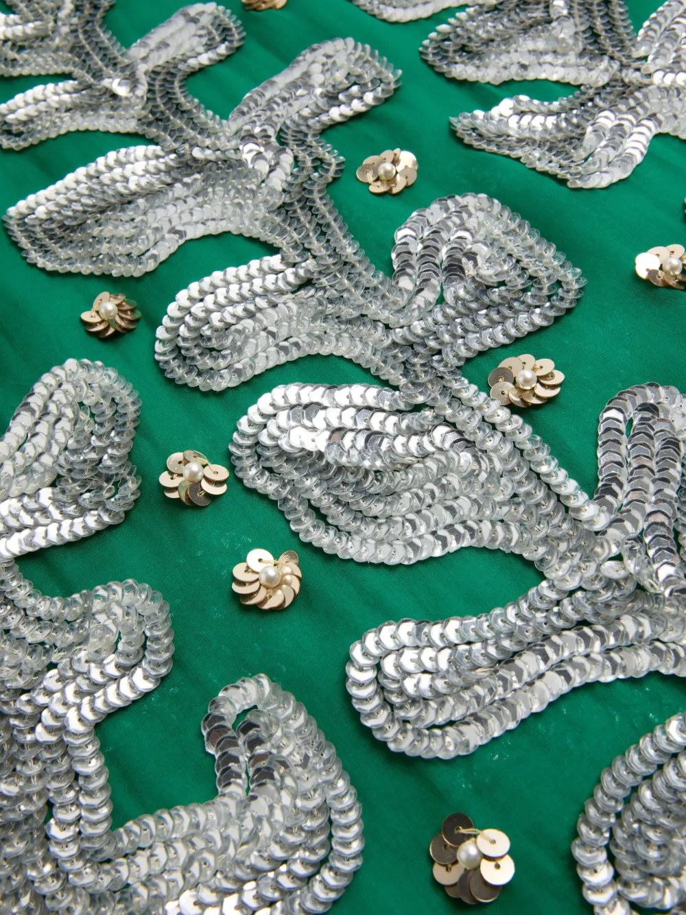 Valentino Garavani sequin-embellished Maxi Dress | Green | FARFETCH JO