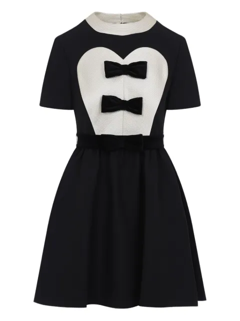 Valentino Garavani Crepe Couture bow-detail mini dress