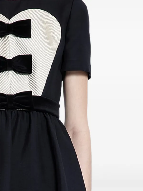 Valentino Garavani Crepe Couture bow-detail Mini Dress | Black | FARFETCH Valentino Garavani Crepe Couture bow-detail Mini Dress | Black | FARFETCH