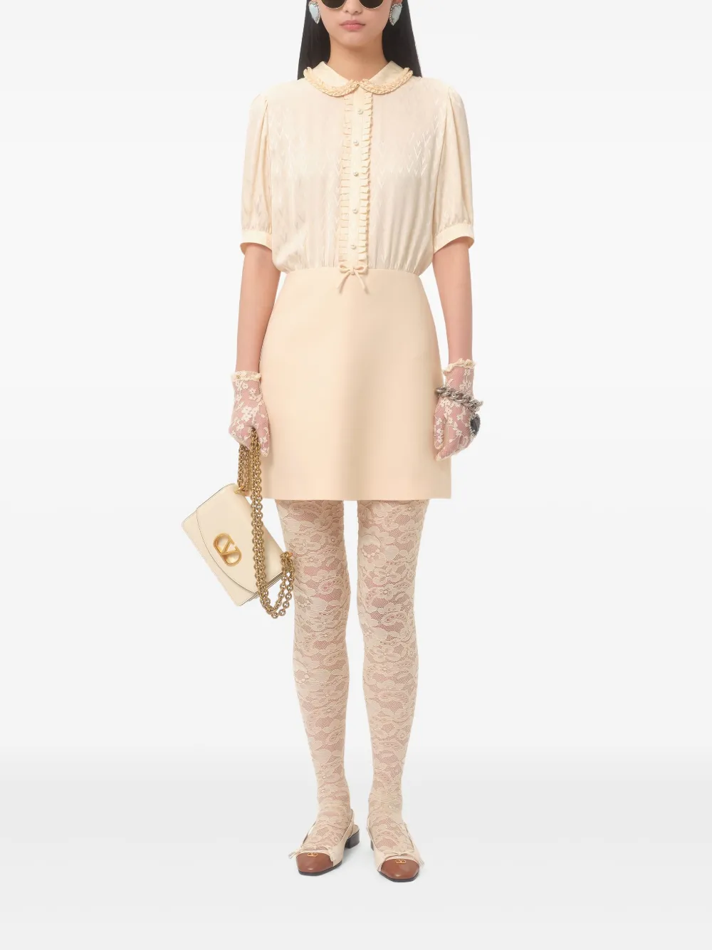 Valentino Garavani Mini-jurk - Beige