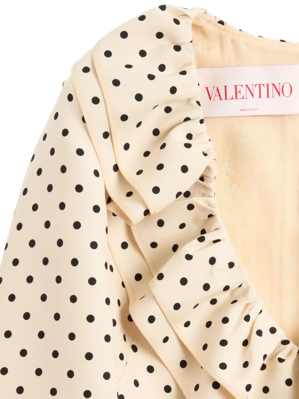 Valentino Garavani Plusdepois mini-jurk met print Beige