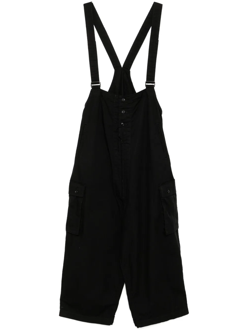 Yohji Yamamoto scandal oxford work jumpsuit | Black | Image 1