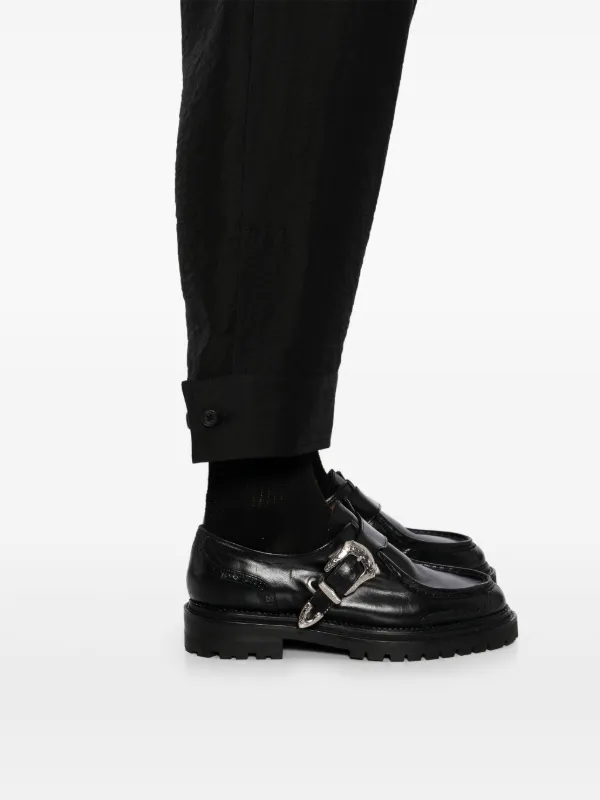 Yohji Yamamoto クロップドパンツ | ブラック | FARFETCH JP