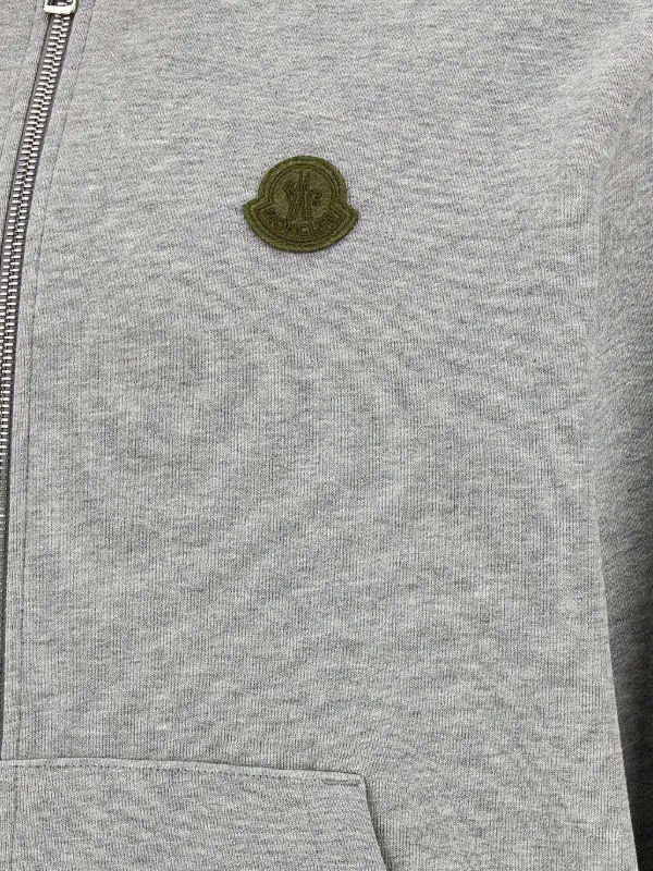 Moncler ロゴ パーカー | グレー | FARFETCH JP