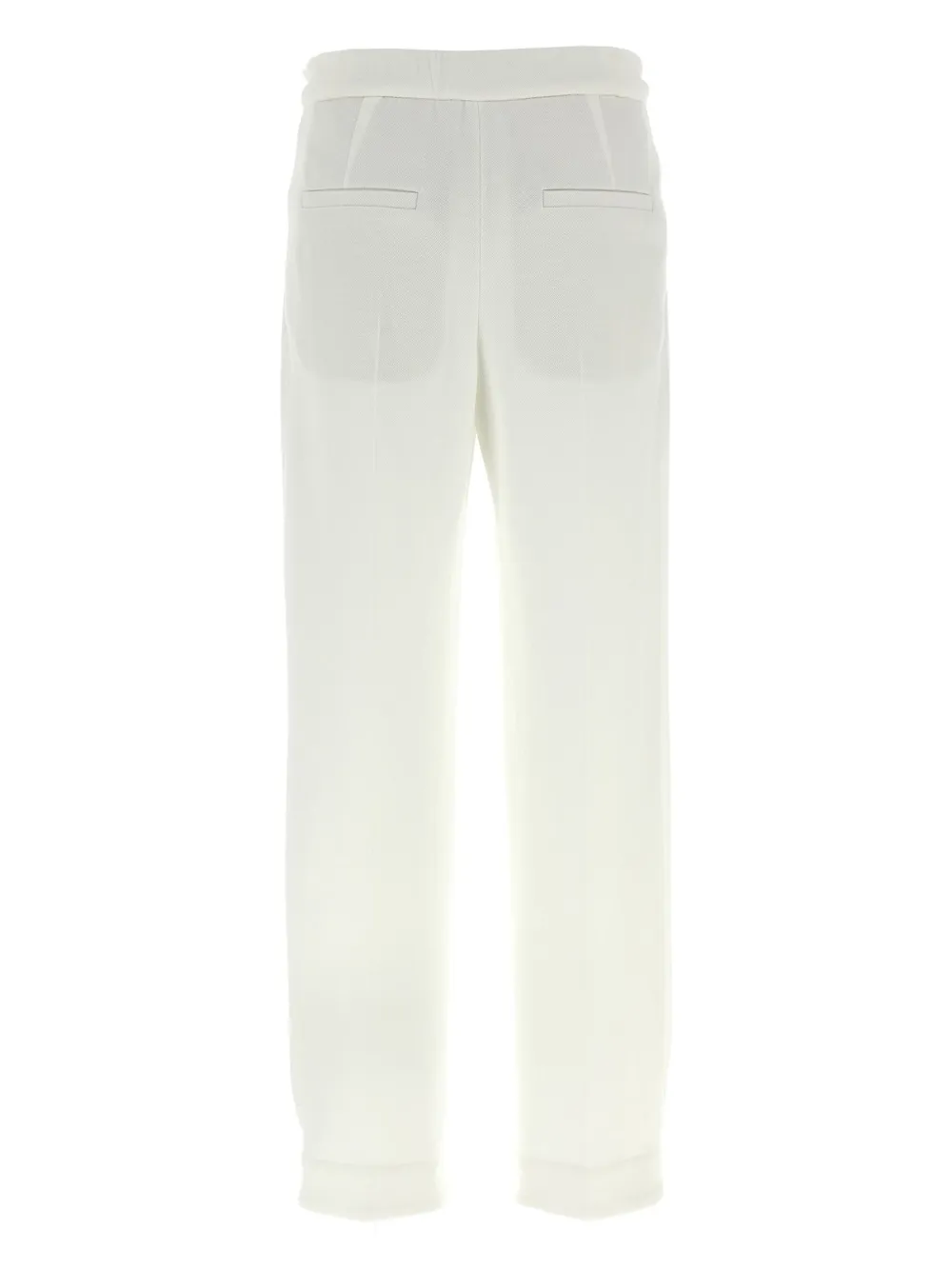 Brunello Cucinelli piqué pants - Wit