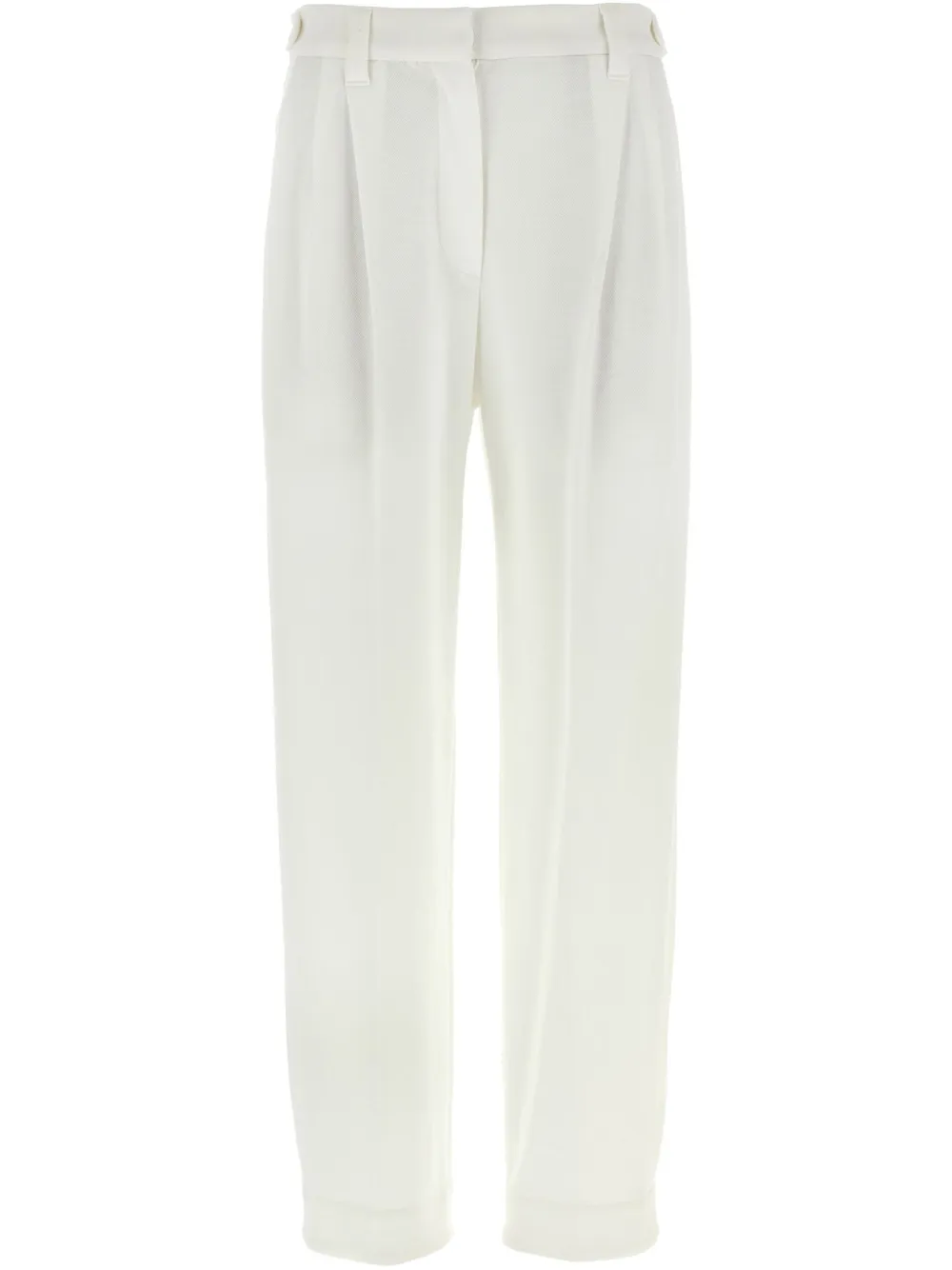 Brunello Cucinelli piqué pants | White | Image 1