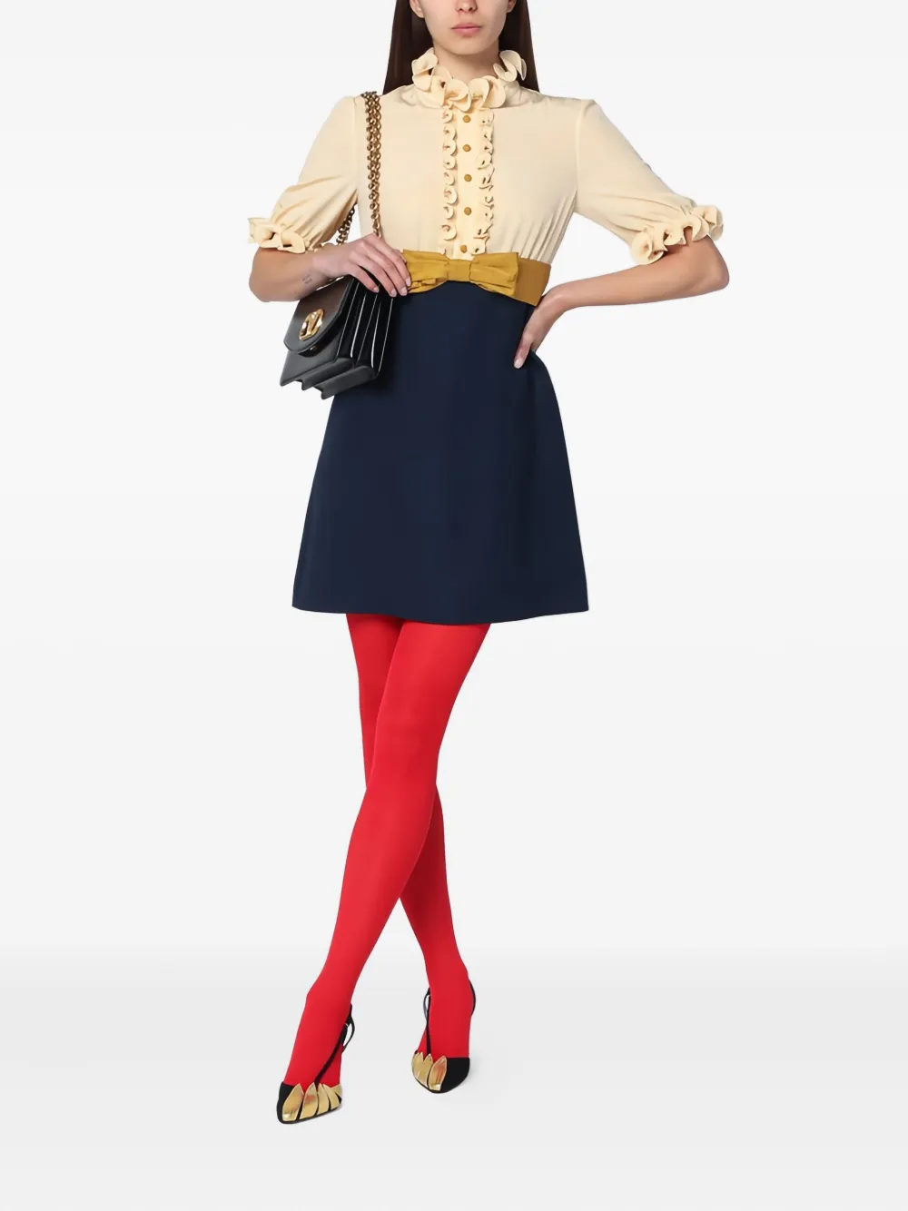 Valentino Garavani Crepe de Chine mini dress | Day Dresses | Image 2