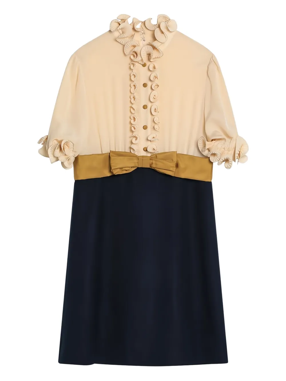 Valentino Garavani Crepe de Chine mini dress | Blue | Image 1
