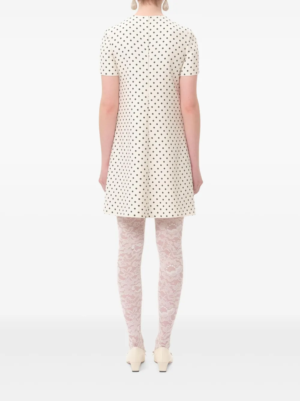 Valentino Garavani Supergran mini-jurk Beige