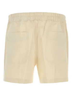 【TOM FORD】ロゴパッチ ショートパンツ ベージュ 25SS Tom Ford(トム・フォード)メンズ ショートパンツ ハーフパンツ