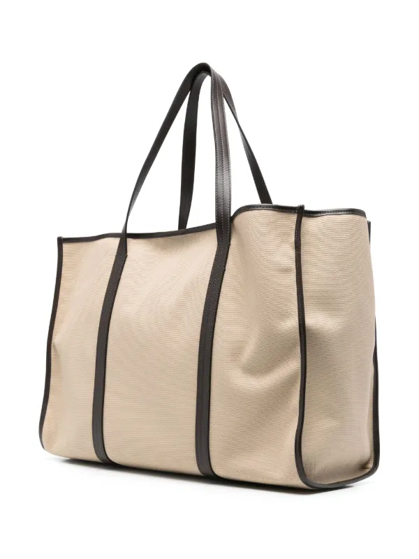 SANDRO Canvas Tote Bag | Neutrals | FARFETCH
