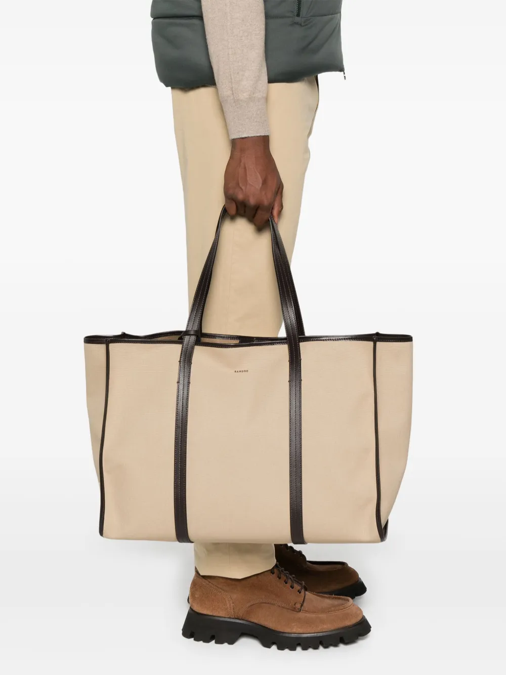 SANDRO canvas tote bag | Image 2