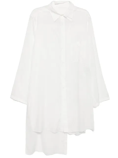 Yohji Yamamoto camisa traslúcida