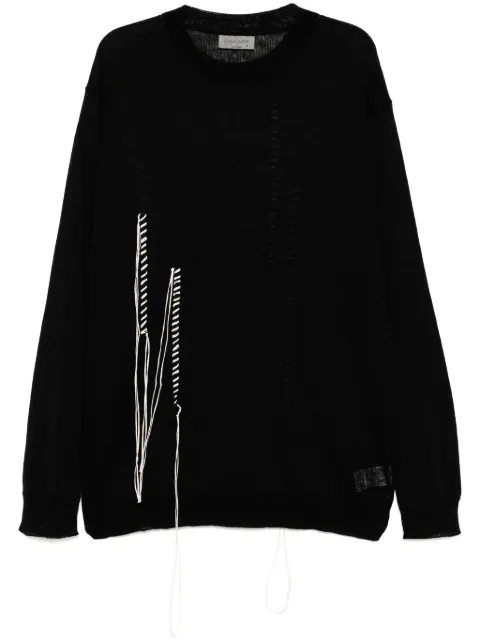 Yohji Yamamoto crew-neck jumper