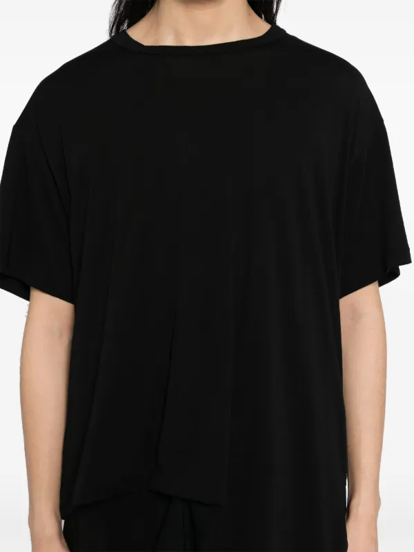 Yohji Yamamoto アシンメトリー Tシャツ | ブラック | FARFETCH JP