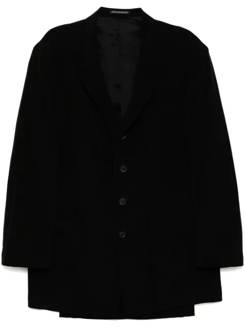 Yohji Yamamoto single-breasted blazer