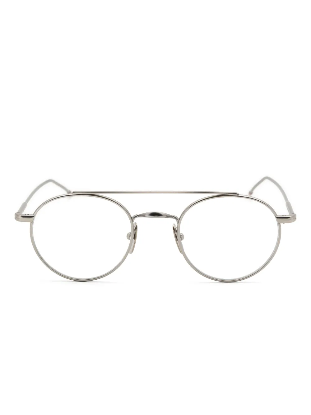 Thom Browne Eyewear round-frames glasses | Grey | Image 1