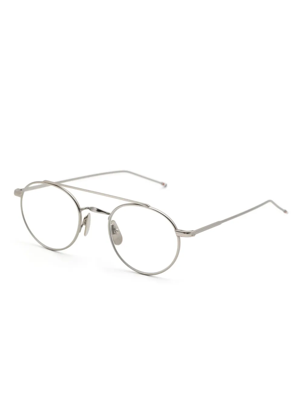 Thom Browne Eyewear Bril met rond montuur - Grijs