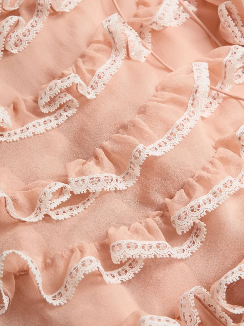 Valentino Garavani Chiffon Mini Dress | Pink | FARFETCH