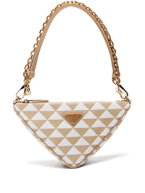 Prada Pre-Owned 2024 triangle shoulder bag