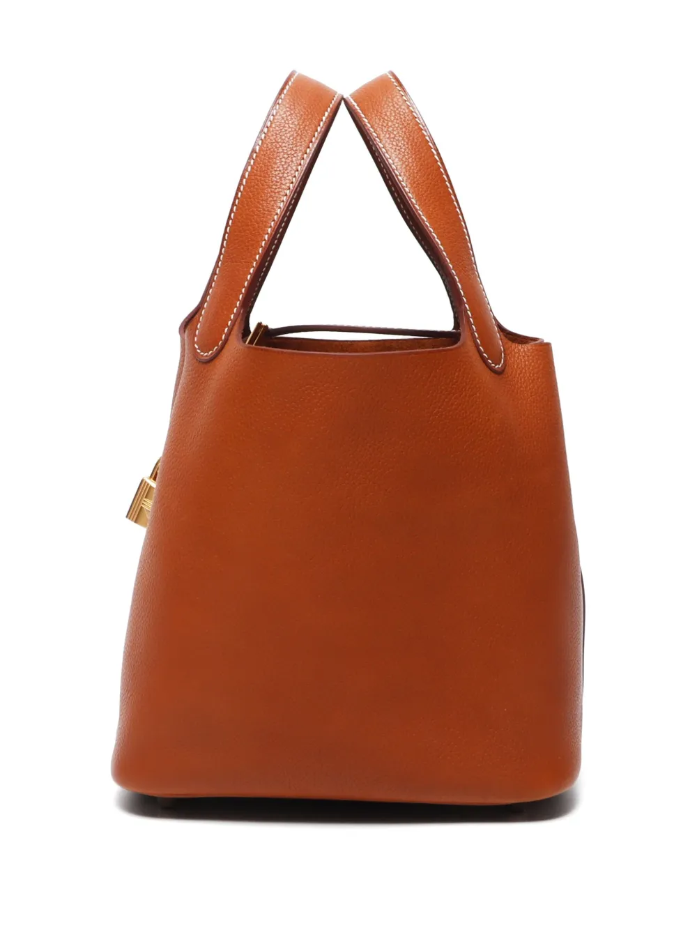 Pre-owned Hermes 2024 Picotin Lock Mm Tote Bag In Brown