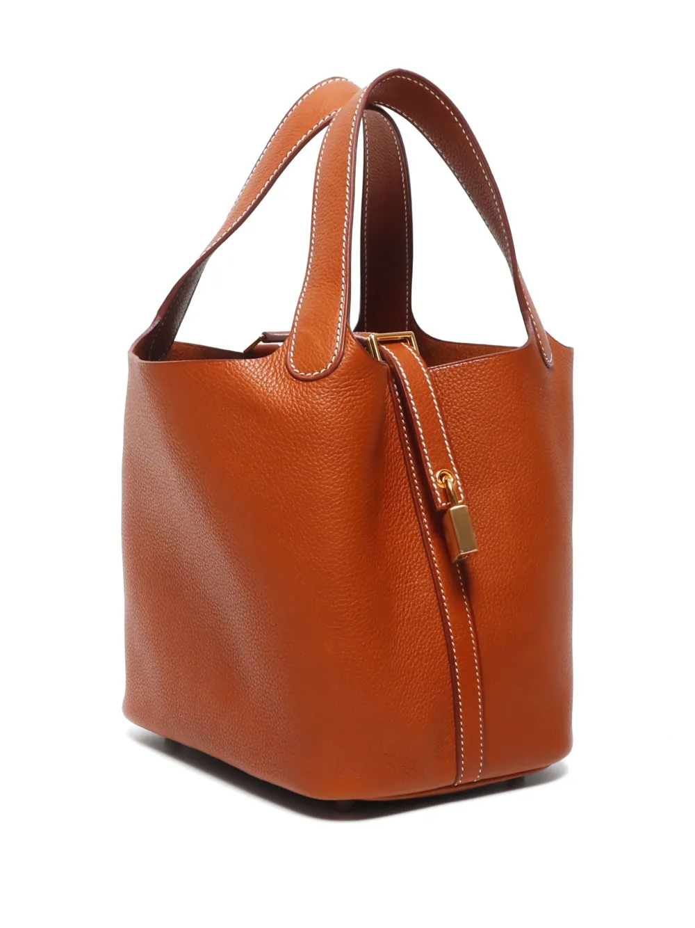 Pre-owned Hermes 2024 Picotin Lock Mm Tote Bag In Brown