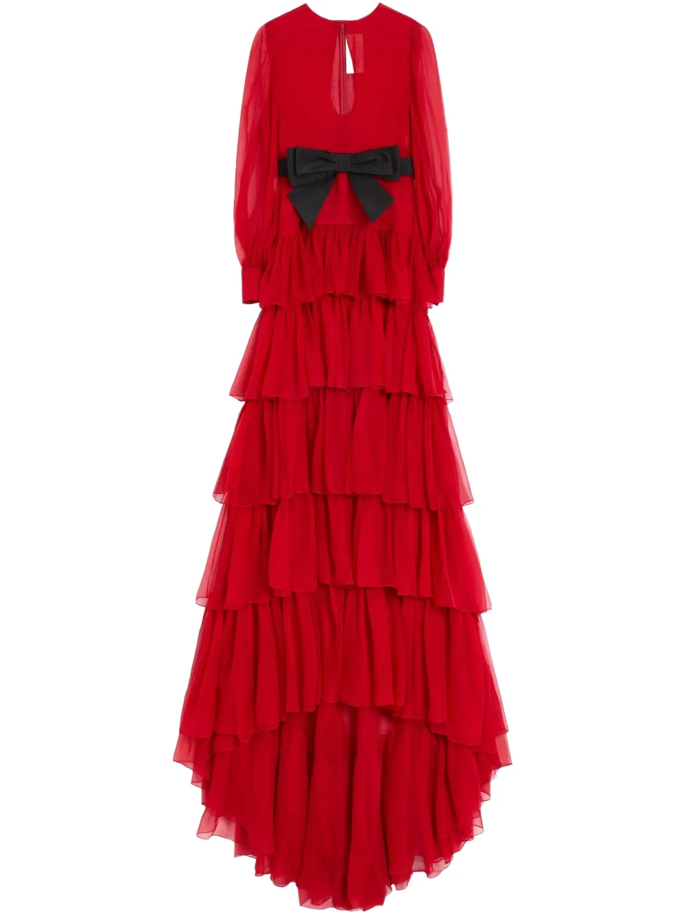 Image 1 of Valentino Garavani chiffon maxi dress