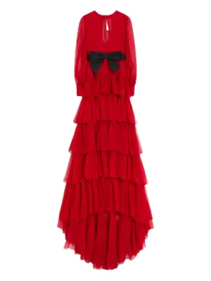 valentino dresses on sale couture vintage dress I FALLON This dresss silhouette commands attention through its midi length and streamlined structure Valentino Designer Gowns: Evening and