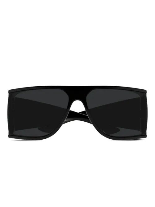 Lunettes de soleil Injection à monture couvrante - Saint Laurent Eyewear - Modalova