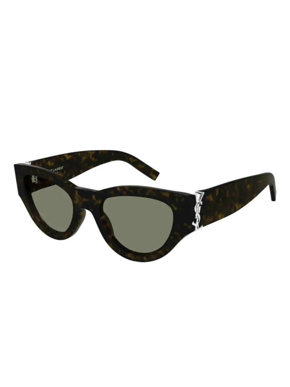 Saint Laurent Eyewear geometric-frame sunglasses - Bruin