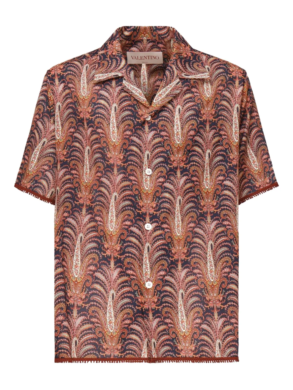 Valentino Garavani Voyage Imaginaire ボーリングシャツ - レッド Valentino Garavani Voyage Imaginaire ボーリングシャツ - レッド