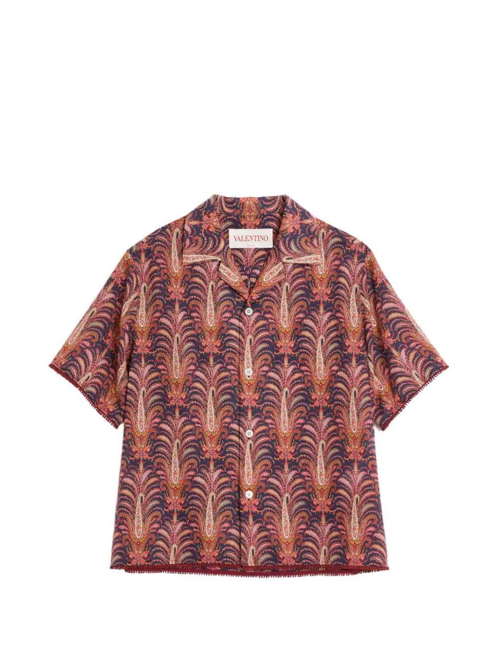 Valentino Garavani Bowlinghemd mit Voyage Imaginaire-Print - Rot