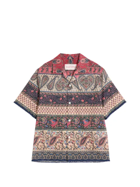 Valentino Garavani camisa con estampado Voyage Imaginaire