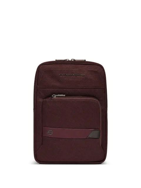 PIQUADRO logo-plaque backpack