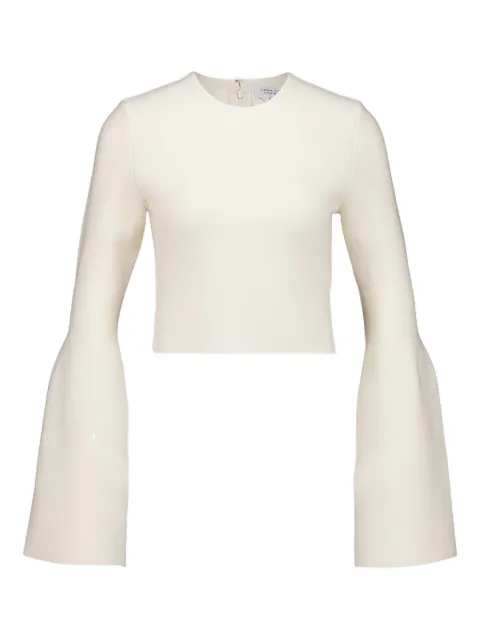 Gabriela Hearst Talos flared-sleeve knit top