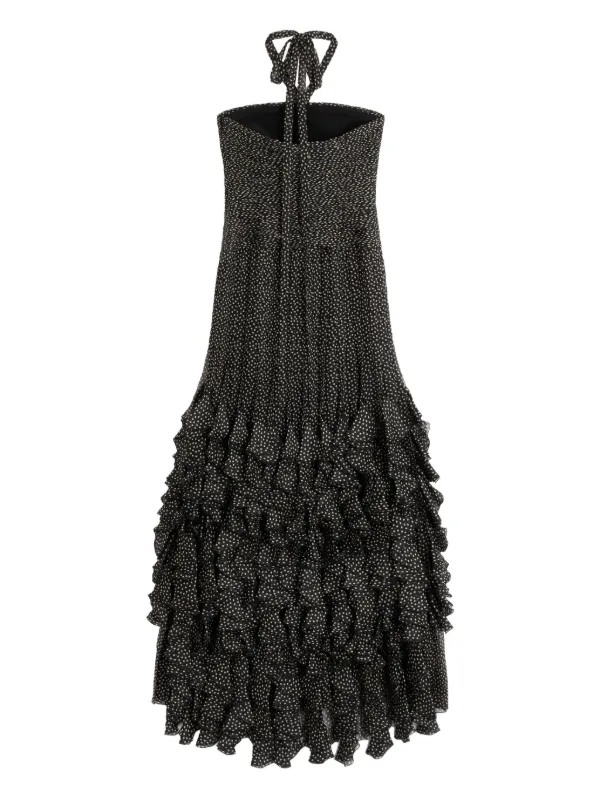 Valentino Garavani Plusdepois-print Chiffon Maxi Dress