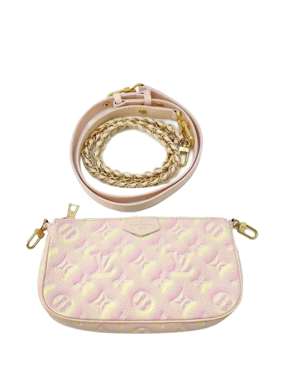 Louis Vuitton Pre-Owned 2021-2024 Monogram Empreinte Summer Stardust Multi Pochette Accessoires crossbody bag - Roze