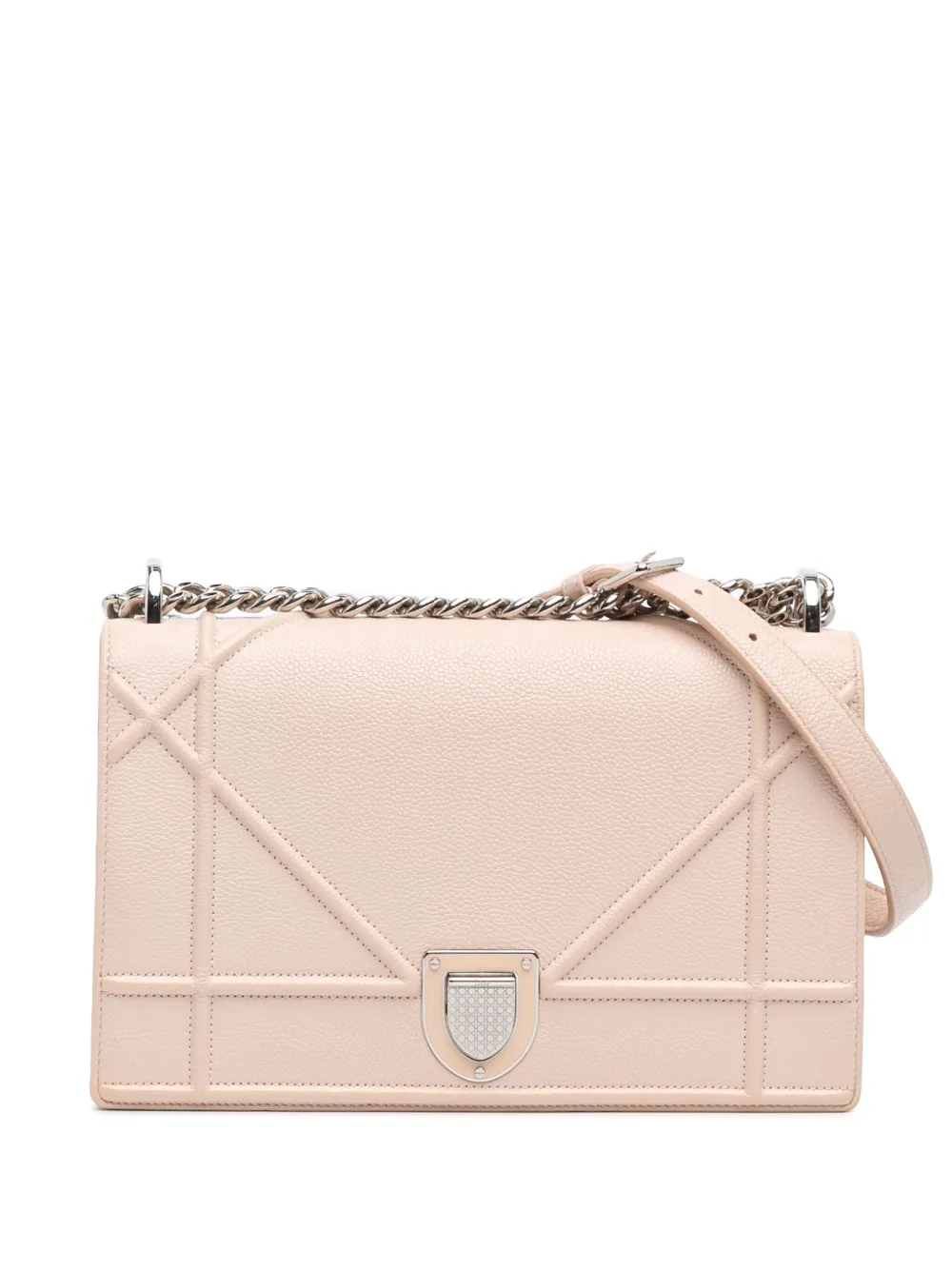 2015 Medium Grained Calfskin Diorama Flap crossbody bag