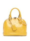 Louis Vuitton Pre-Owned 2013 Monogram Vernis Alma BB satchel - Yellow