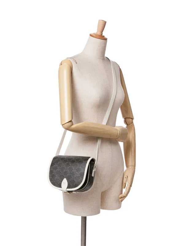 Celine Pre-Owned Sac à Bandoulière Folco Triomphe Médium (2020