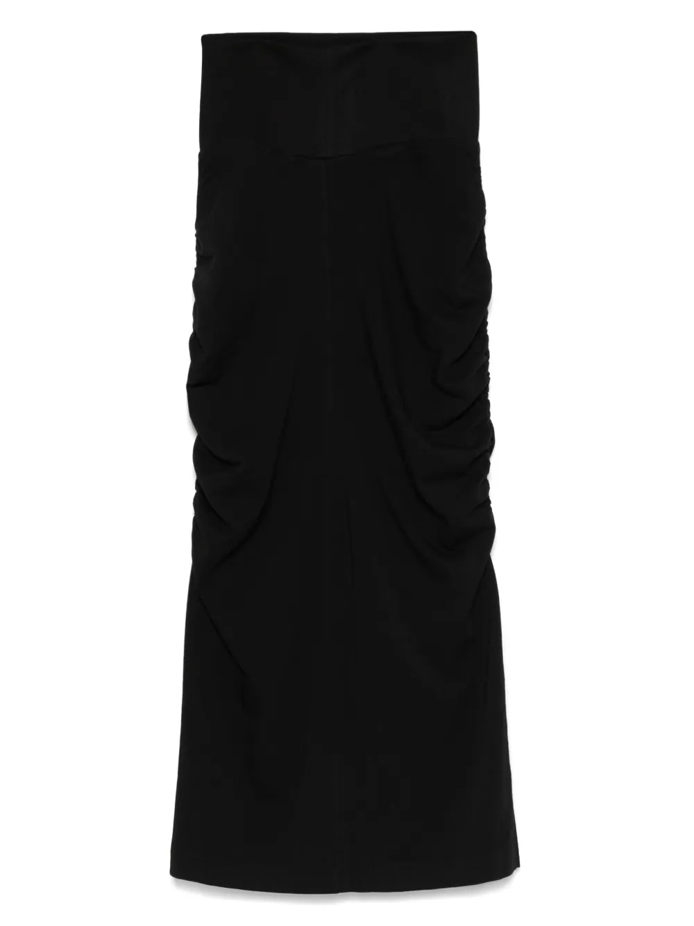 Thom Krom ruched midi skirt - Zwart