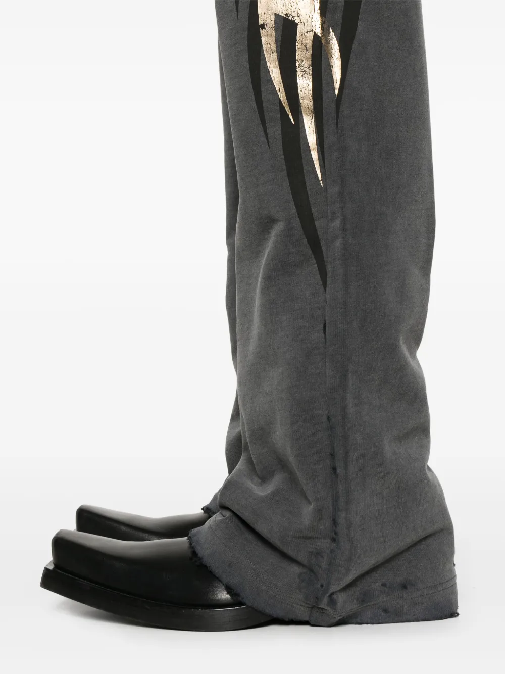Balenciaga Trainingsbroek met logo van stras Grijs