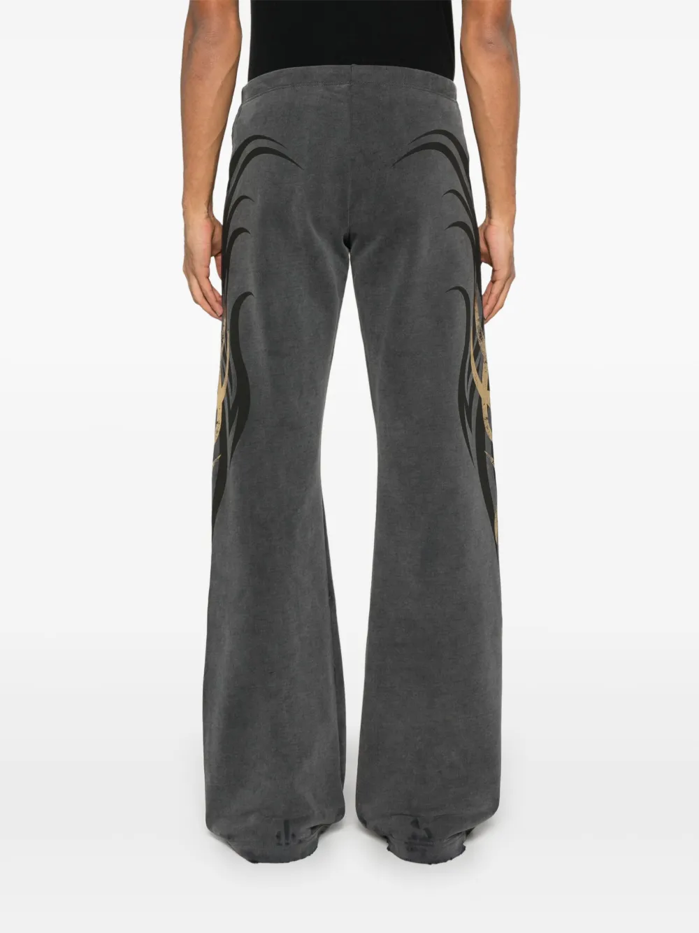 Balenciaga Trainingsbroek met logo van stras Grijs