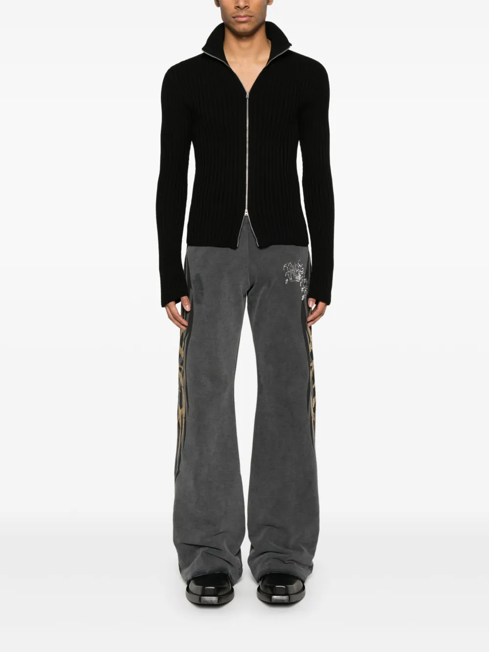 Balenciaga Trainingsbroek met logo van stras - Grijs