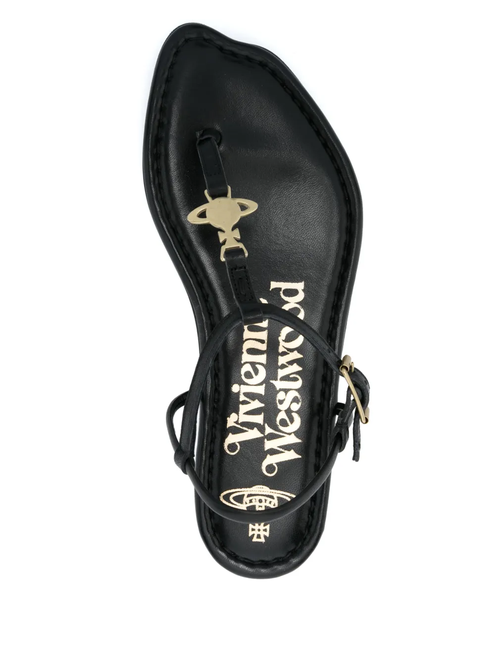 Vivienne Westwood Leren sandalen Zwart