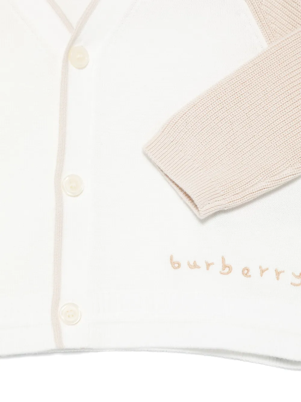 Burberry Kids Ginny Moss vest Wit